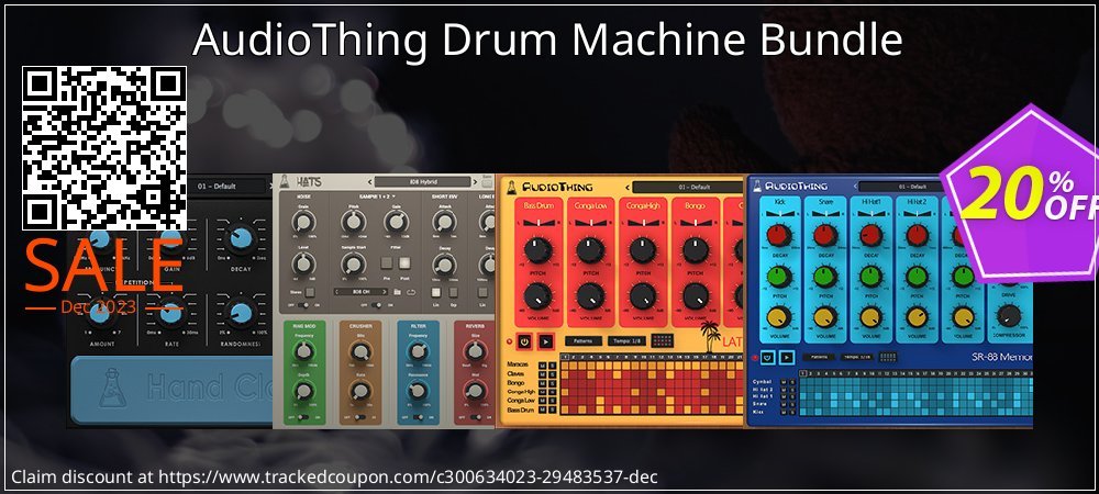 AudioThing Drum Machine Bundle coupon on April Fools Day sales