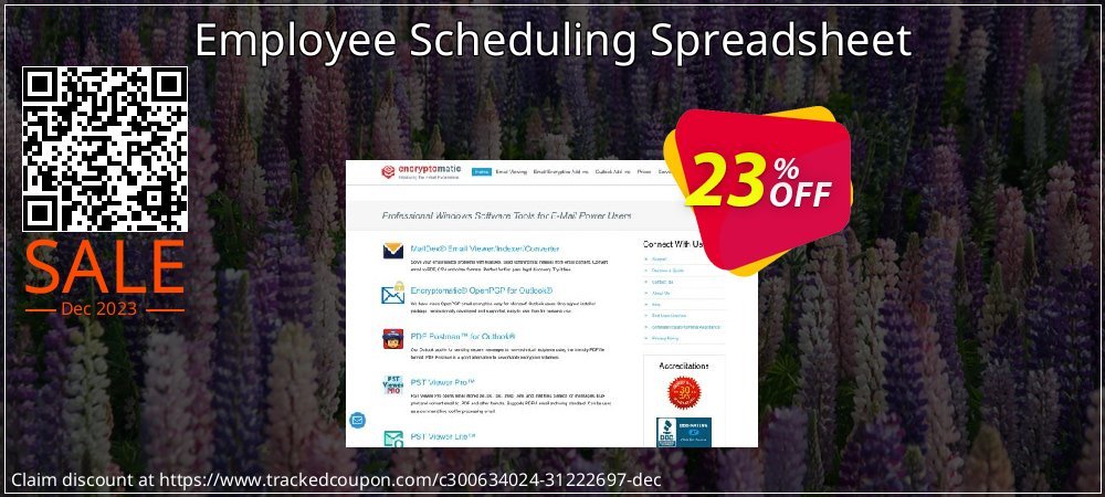 Employee Scheduling Spreadsheet coupon on World Hello Day sales