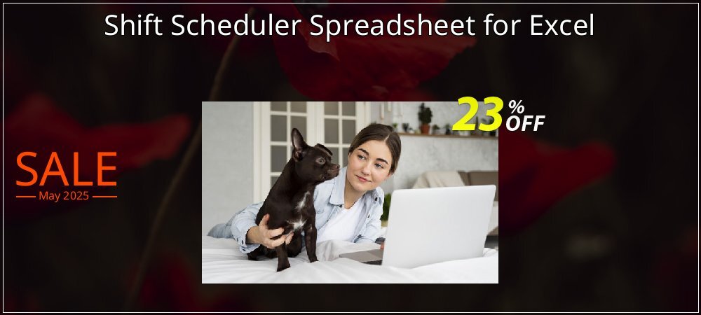Shift Scheduler Spreadsheet for Excel coupon on National Pizza Party Day promotions