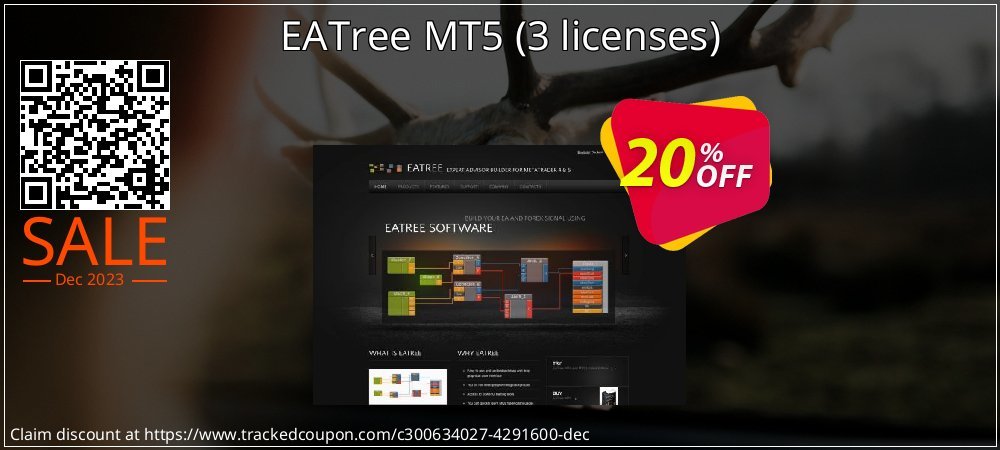 EATree MT5 - 3 licenses  coupon on National Walking Day offering discount