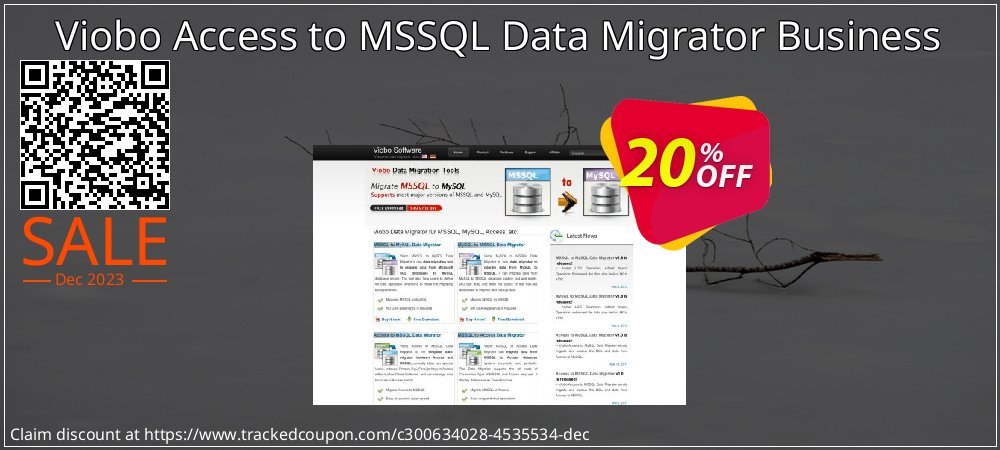 Viobo Access to MSSQL Data Migrator Business coupon on April Fools' Day offer