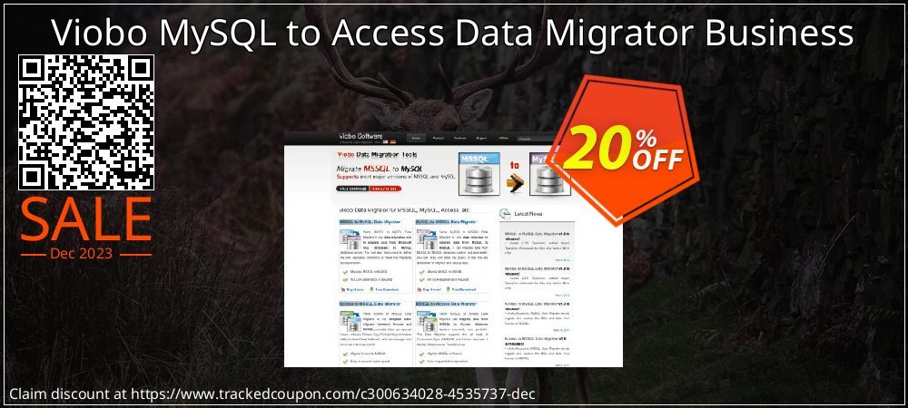 Viobo MySQL to Access Data Migrator Business coupon on April Fools' Day promotions