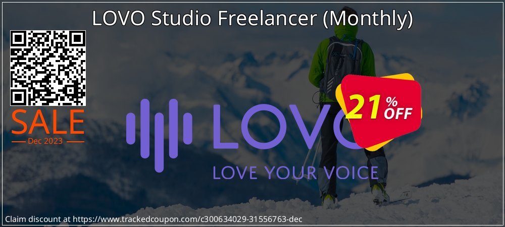 LOVO Studio Freelancer - Monthly  coupon on Easter Day offer