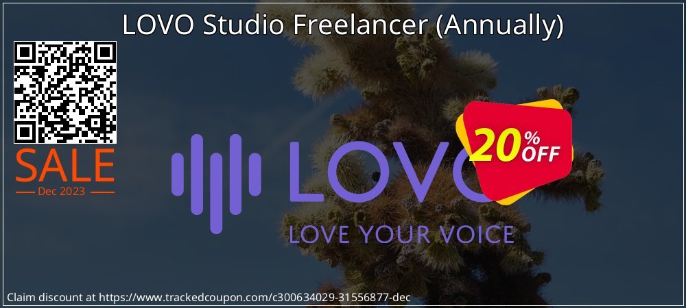 LOVO Studio Freelancer - Annually  coupon on New Year's Day discounts