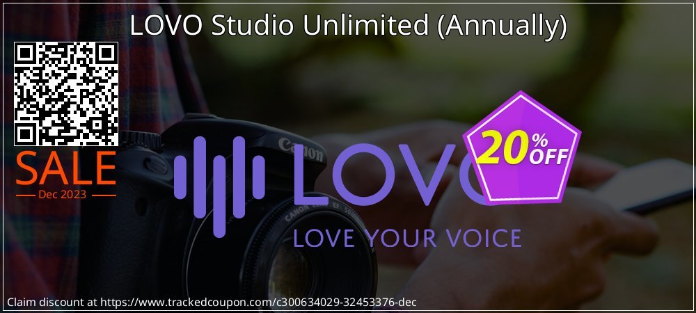 LOVO Studio Unlimited - Annually  coupon on World Party Day promotions