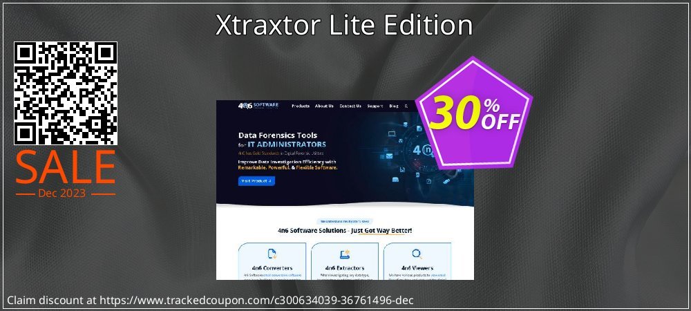 Xtraxtor Lite Edition coupon on Palm Sunday promotions