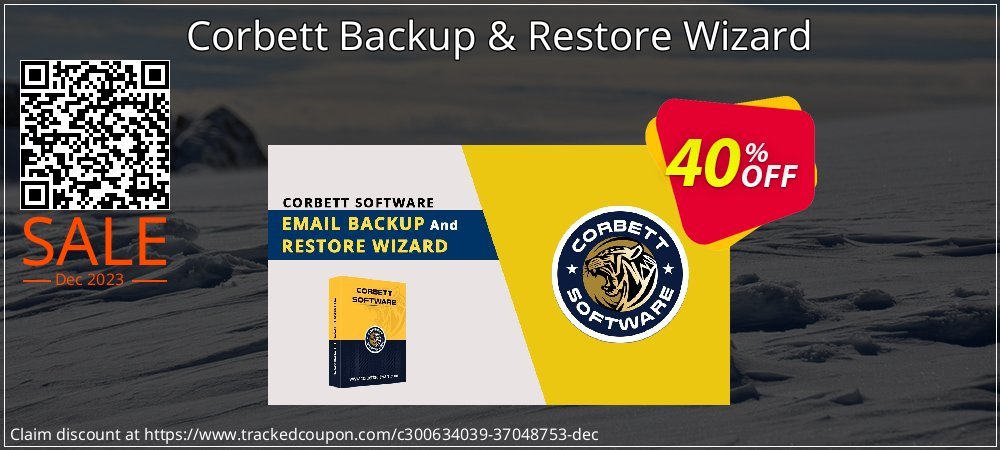 Corbett Backup & Restore Wizard coupon on Easter Day offering discount