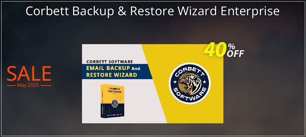 Corbett Backup & Restore Wizard Enterprise coupon on World Party Day offering discount