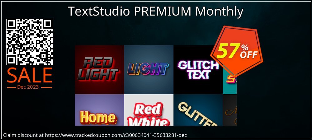 TextStudio PREMIUM Monthly coupon on World Party Day sales