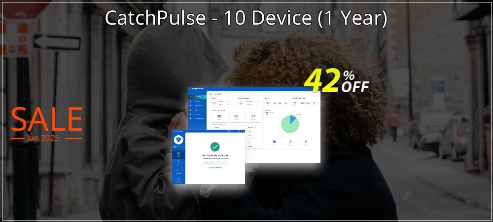 CatchPulse - 10 Device - 1 Year  coupon on National French Fry Day offer