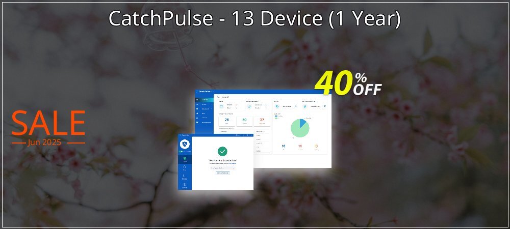 CatchPulse - 13 Device - 1 Year  coupon on World Party Day offer