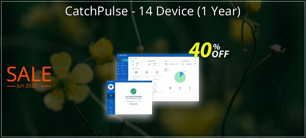 CatchPulse - 14 Device - 1 Year  coupon on April Fools Day offer