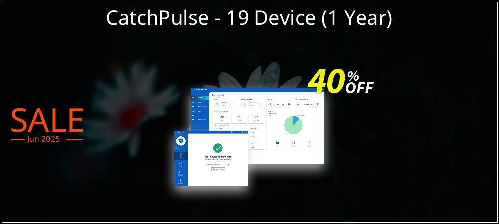 CatchPulse - 19 Device - 1 Year  coupon on April Fools' Day promotions