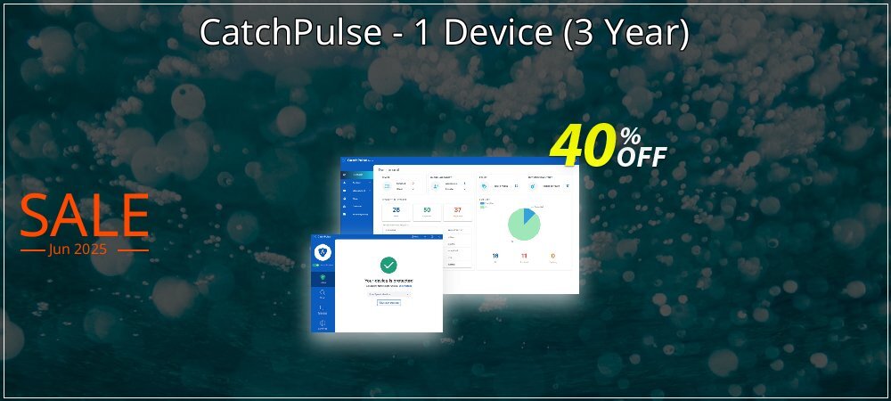 CatchPulse - 1 Device - 3 Year  coupon on World Backup Day offering discount