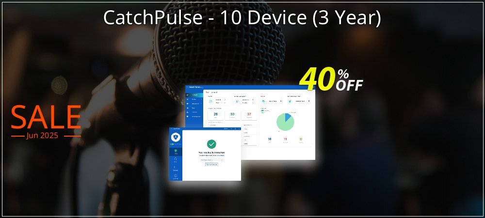 CatchPulse - 10 Device - 3 Year  coupon on Video Game Day deals