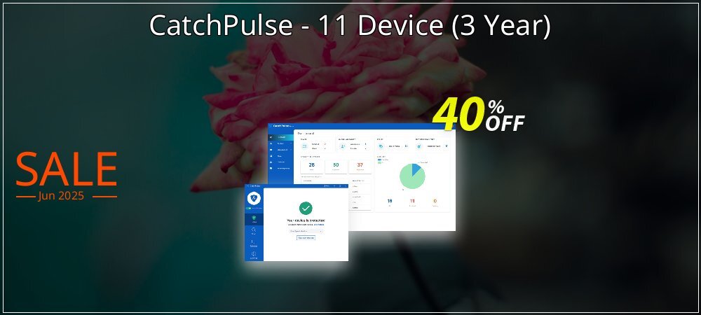 CatchPulse - 11 Device - 3 Year  coupon on World Population Day offer