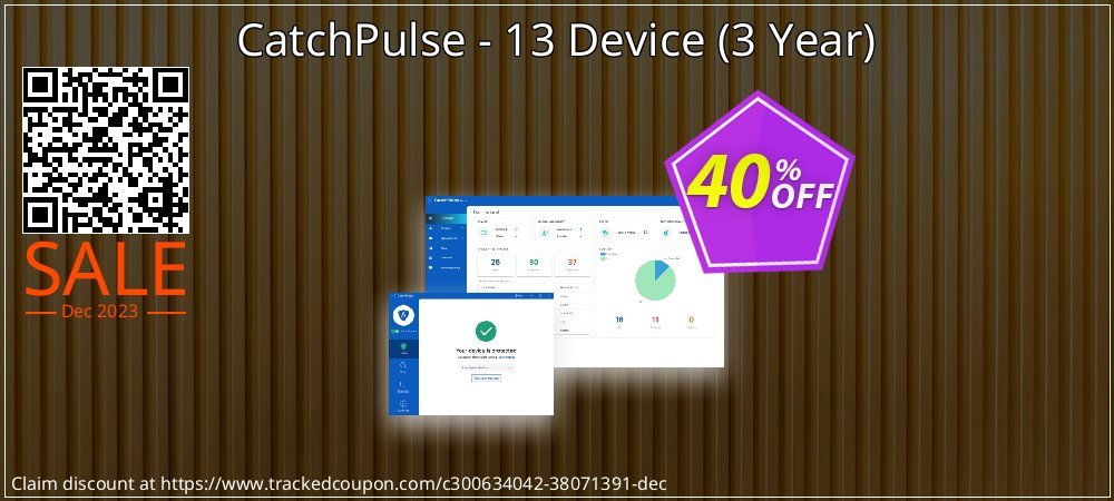 CatchPulse - 13 Device - 3 Year  coupon on World Party Day offer