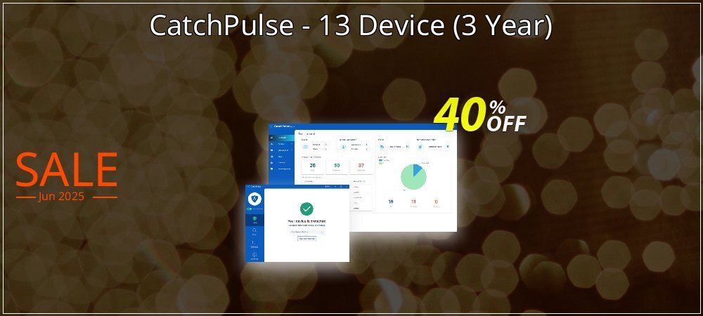 CatchPulse - 13 Device - 3 Year  coupon on World Party Day offer