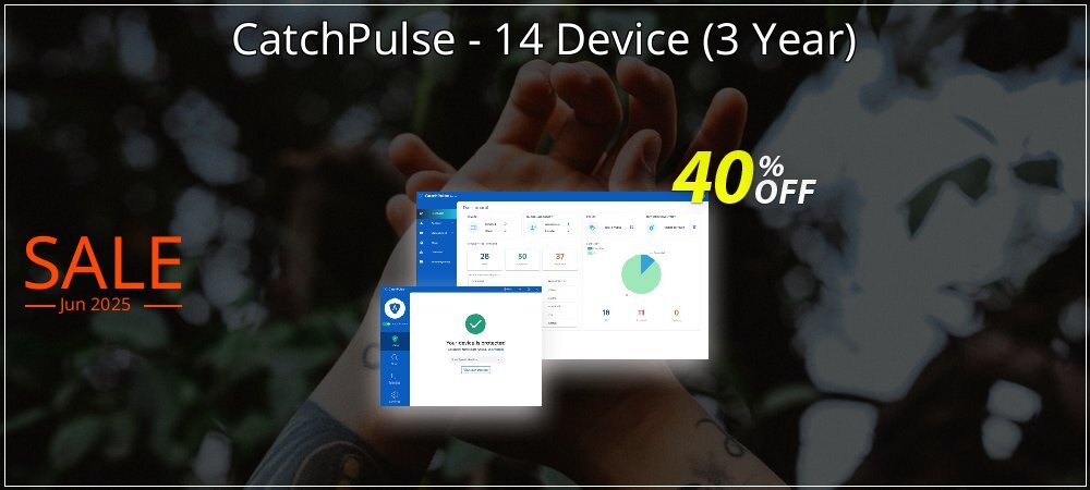 CatchPulse - 14 Device - 3 Year  coupon on Easter Day offering discount