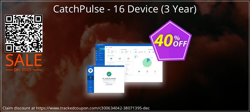 CatchPulse - 16 Device - 3 Year  coupon on National Walking Day super sale