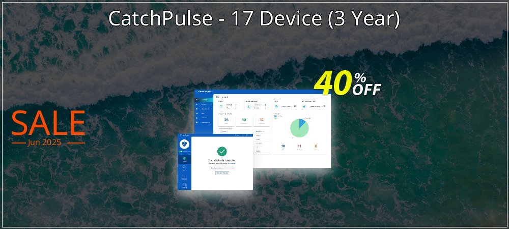 CatchPulse - 17 Device - 3 Year  coupon on April Fools' Day promotions