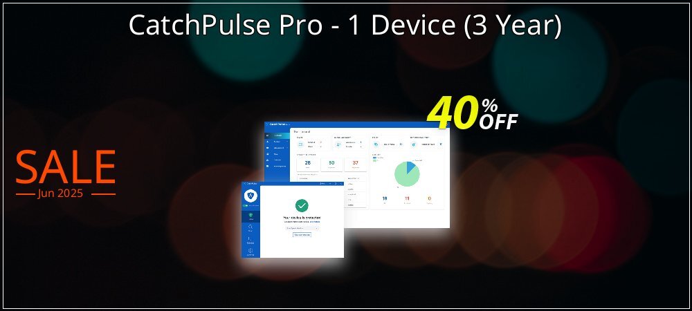 CatchPulse Pro - 1 Device - 3 Year  coupon on World Party Day discount