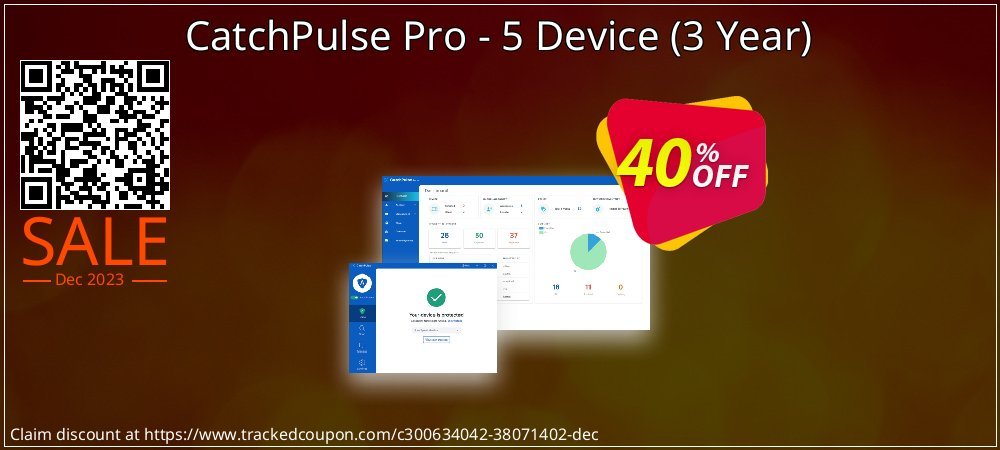 CatchPulse Pro - 5 Device - 3 Year  coupon on April Fools' Day offering discount