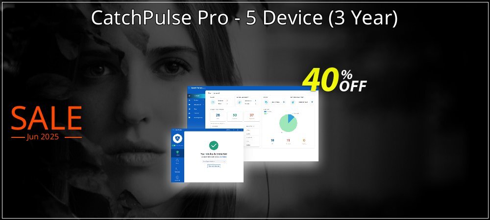 CatchPulse Pro - 5 Device - 3 Year  coupon on April Fools' Day offering discount