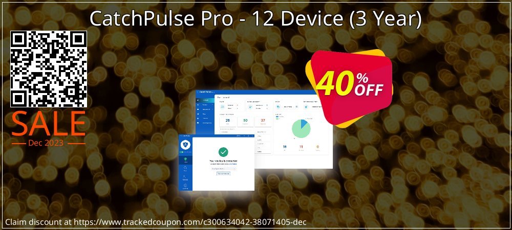 CatchPulse Pro - 12 Device - 3 Year  coupon on World Backup Day super sale