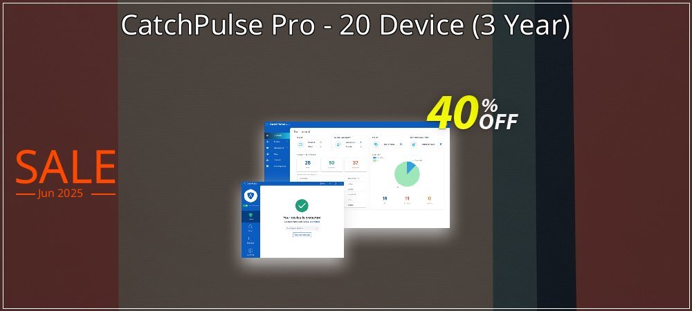 CatchPulse Pro - 20 Device - 3 Year  coupon on National Smile Day promotions