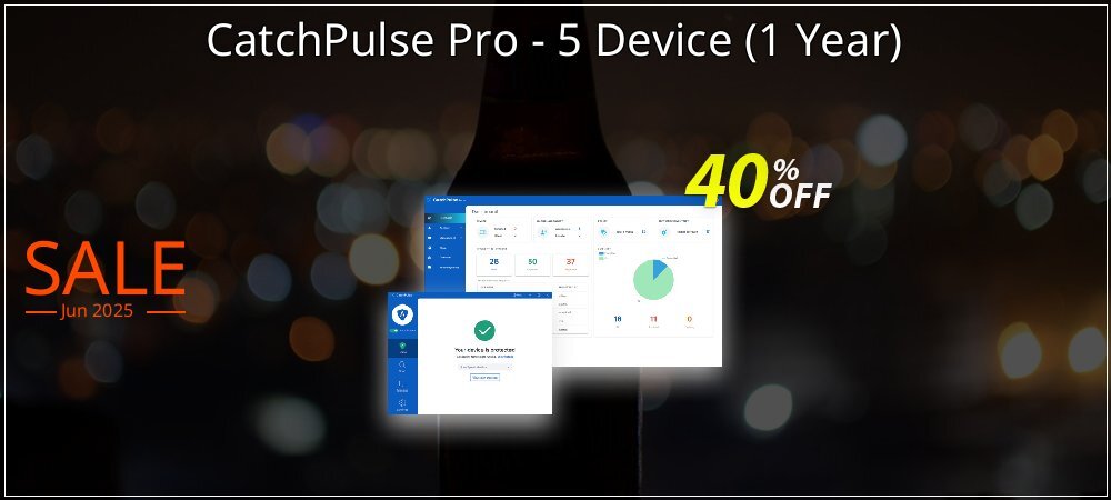 CatchPulse Pro - 5 Device - 1 Year  coupon on Emoji Day promotions