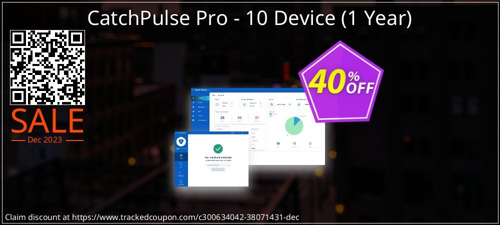 CatchPulse Pro - 10 Device - 1 Year  coupon on World Party Day super sale