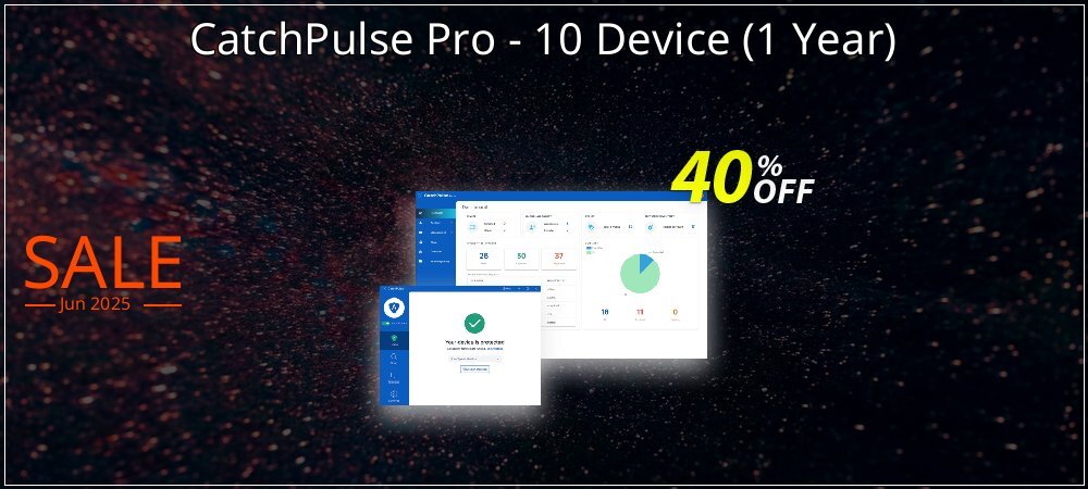 CatchPulse Pro - 10 Device - 1 Year  coupon on World Party Day super sale