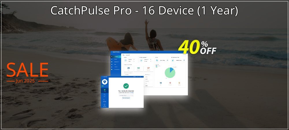 CatchPulse Pro - 16 Device - 1 Year  coupon on World UFO Day super sale