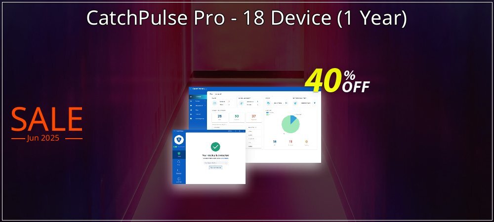 CatchPulse Pro - 18 Device - 1 Year  coupon on April Fools' Day offering discount