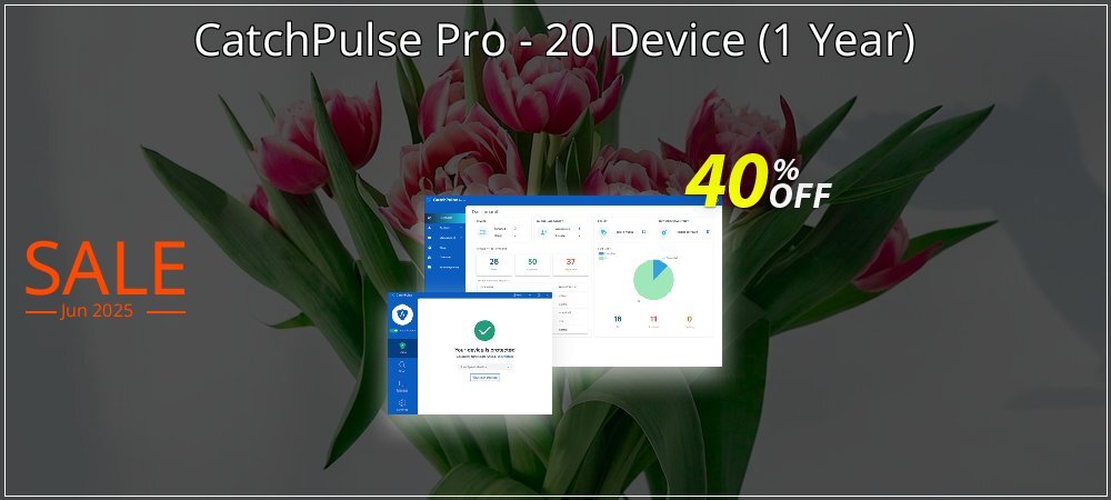 CatchPulse Pro - 20 Device - 1 Year  coupon on Nude Day deals