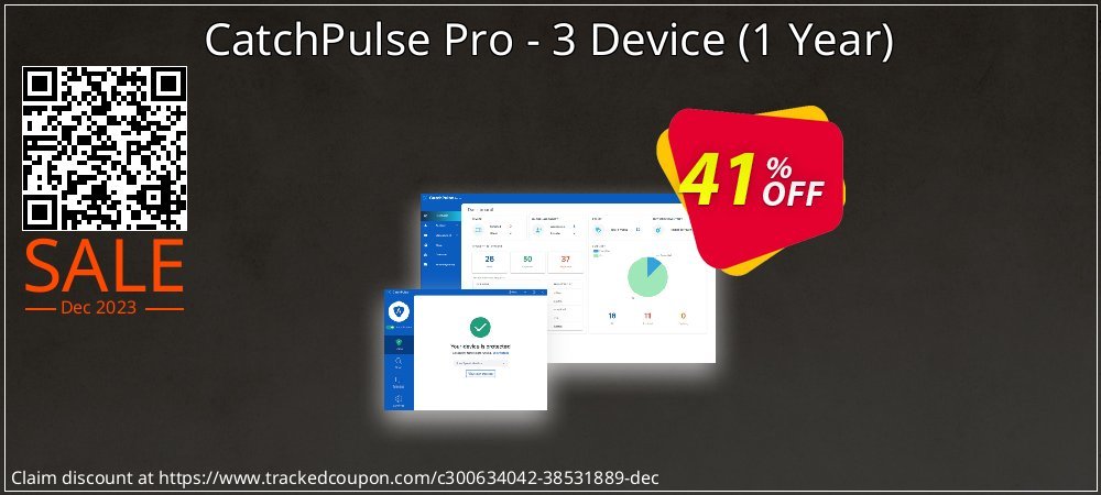 CatchPulse Pro - 3 Device - 1 Year  coupon on Tell a Lie Day super sale