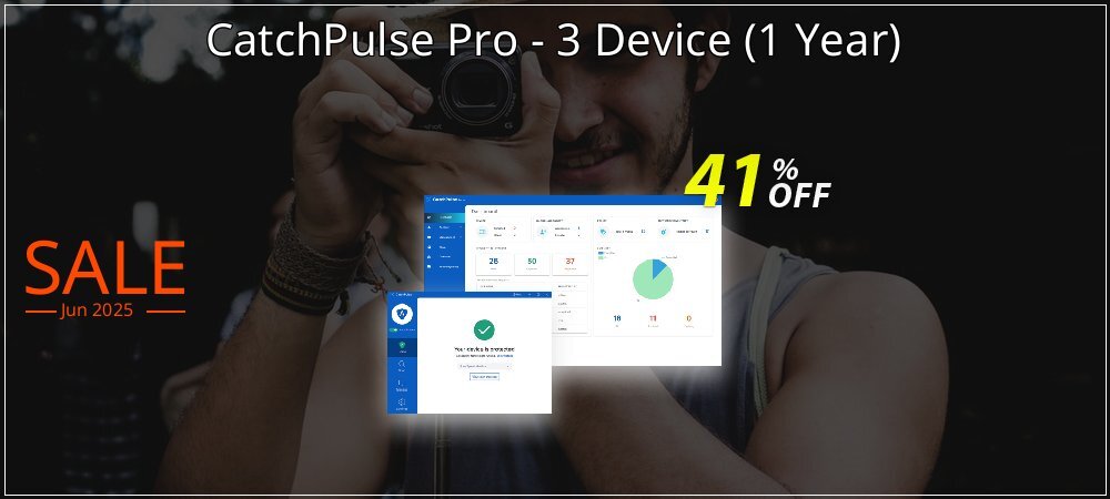 CatchPulse Pro - 3 Device - 1 Year  coupon on Tattoo Day sales