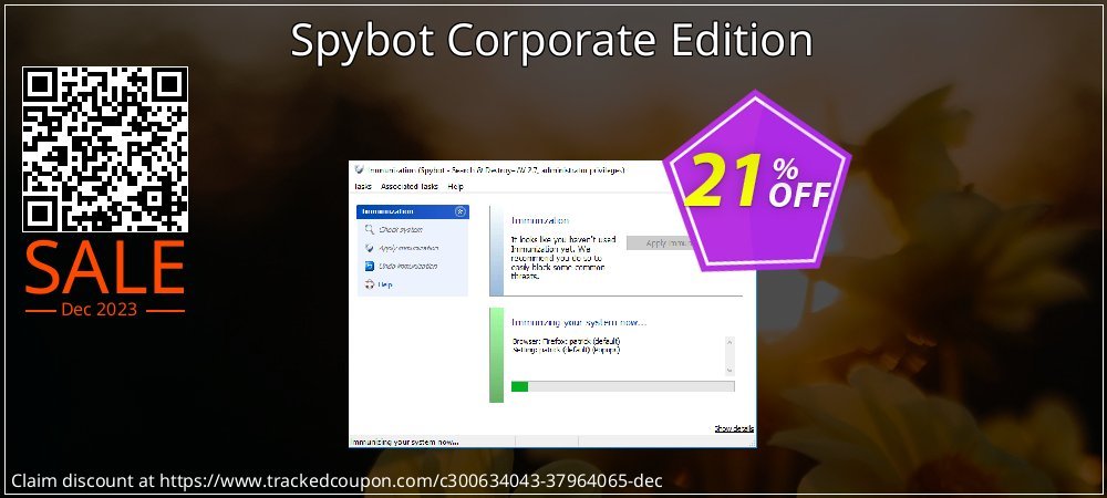 Spybot Corporate Edition coupon on National Walking Day offer