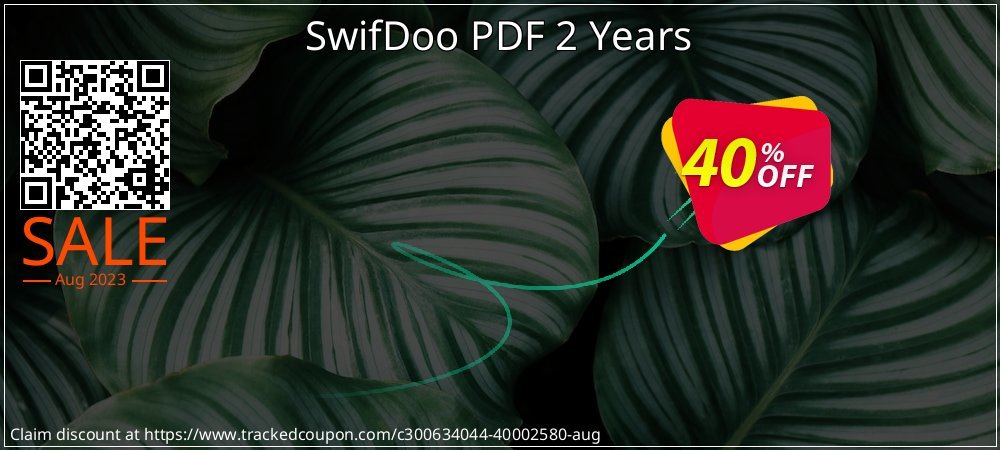 SwifDoo PDF 2 Years coupon on National Walking Day sales