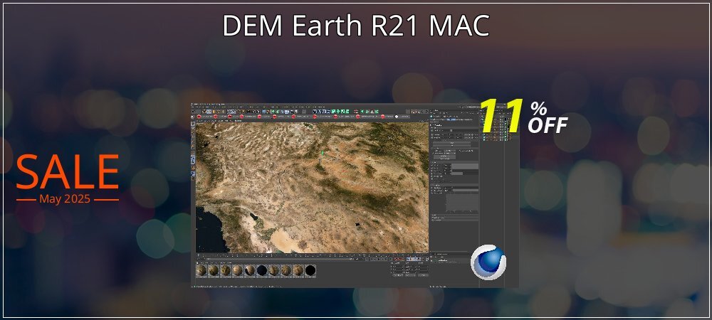 DEM Earth R21 MAC coupon on National Pizza Party Day discount