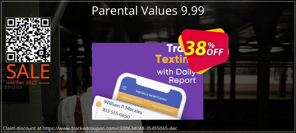 Parental Values $9.99 coupon on National Walking Day sales