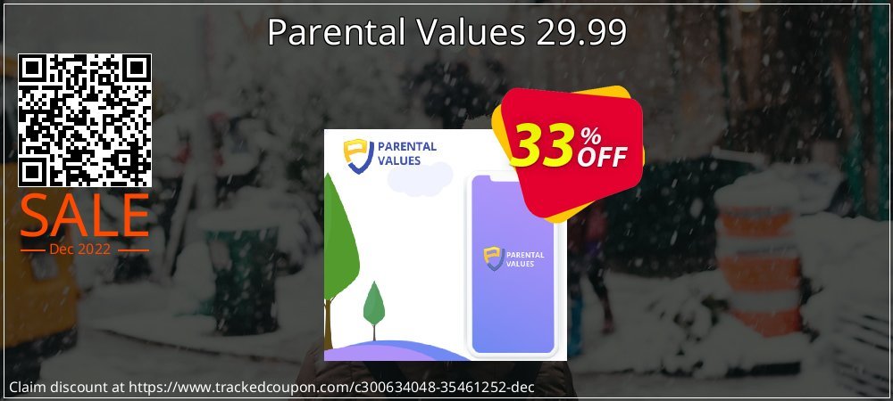 Parental Values $29.99 coupon on April Fools' Day offering discount