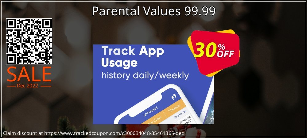 Parental Values $99.99 coupon on National Walking Day sales