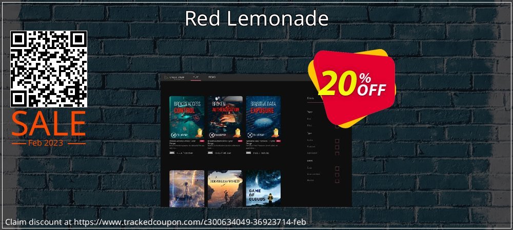 Red Lemonade coupon on Tell a Lie Day discount