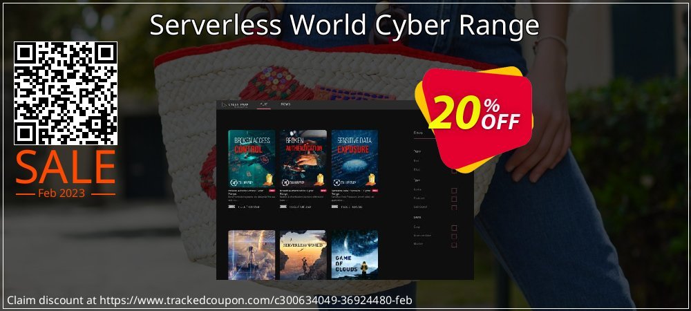 Serverless World Cyber Range coupon on National Walking Day offering discount