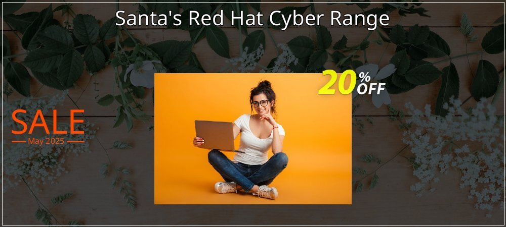 Santa's Red Hat Cyber Range coupon on Virtual Vacation Day offering sales