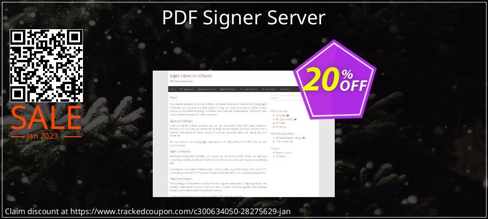 PDF Signer Server coupon on World Password Day offer