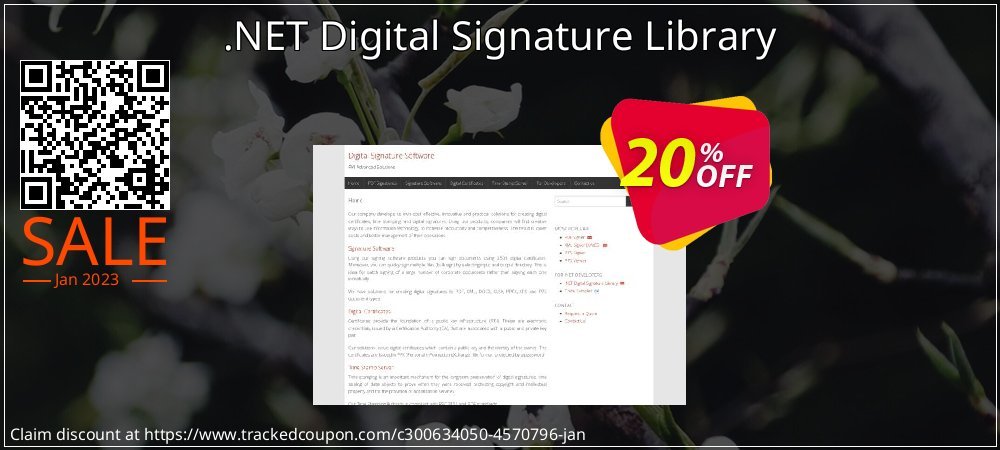.NET Digital Signature Library coupon on World Party Day discounts