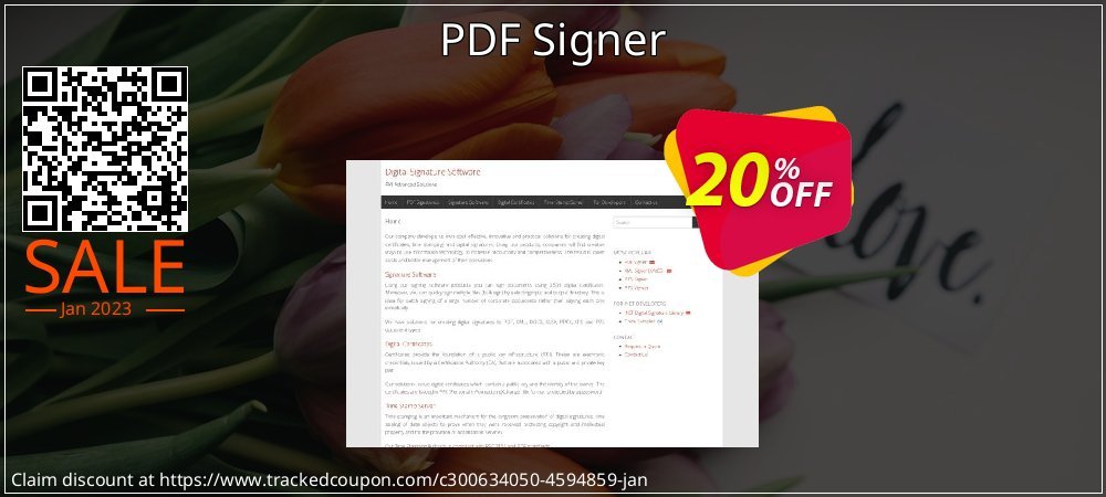 PDF Signer coupon on World Password Day offering sales